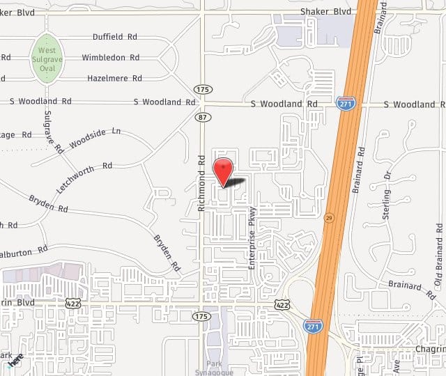 Location Map: 25700 Science Park Dr Beachwood, OH 44122
