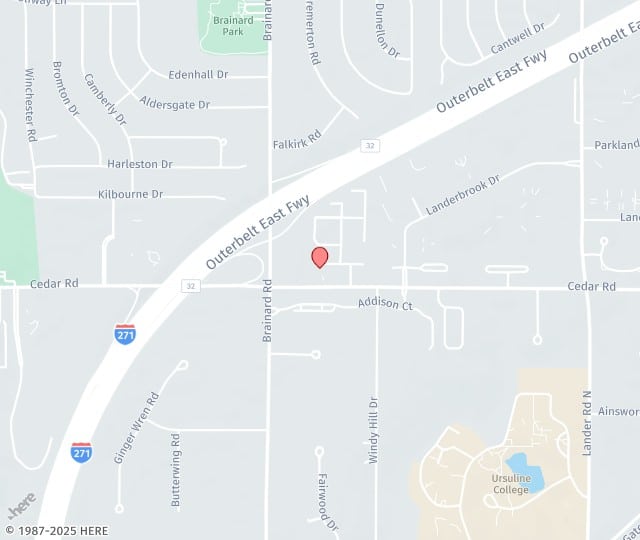Location Map: 29017 Cedar Rd Lyndhurst, OH 44124