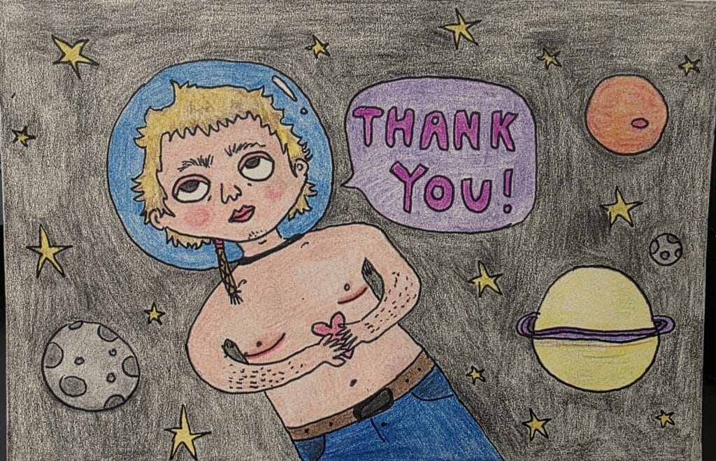 Top Surgery Thank you note